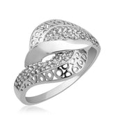 Bague fantaisie en argent pour femme
